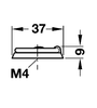 Мебельная ручка 125.71.102 