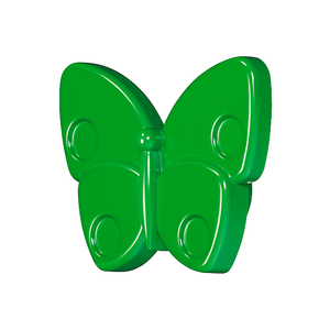 Мебельная ручка Бабочка зеленая, 138.68.012 