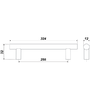 Мебельная ручка RR002SC.5/256 