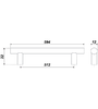 Мебельная ручка RR002SC.5/512 