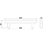 Мебельная ручка RR002SC.5/544 
