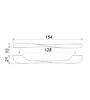 Мебельная ручка RS006SN.4/128 