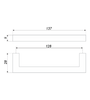 Мебельная ручка RS043CP.4/128 