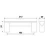 Мебельная ручка RS050AL.16/192 