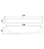 Мебельная ручка RS080SC.4/128 