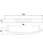 Мебельная ручка RS223SC.4/96 