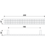 Мебельная ручка RS272CP.4/192 