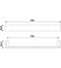 Мебельная ручка  RS275CP.4/160 