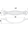 Мебельная ручка RS411EAB.3/96 